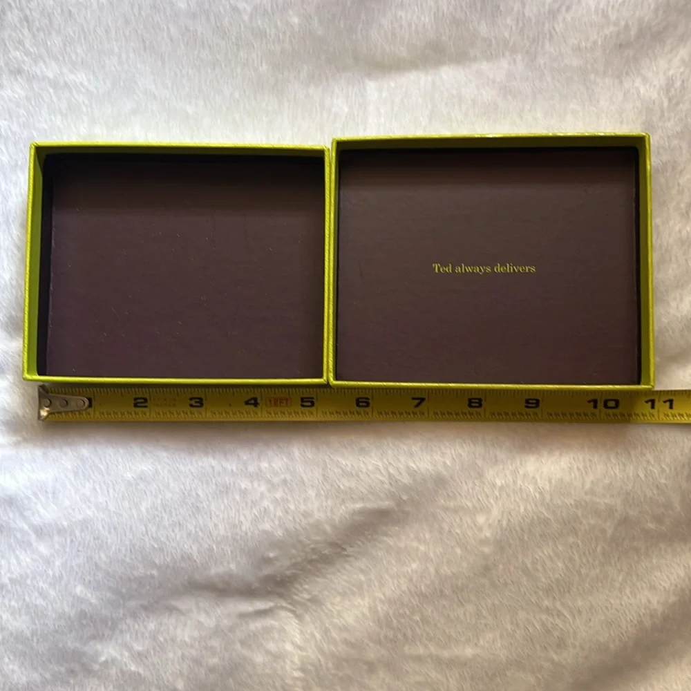 Ted Baker Empty Jewelry Storage Collectors Presentation Mail Letter Box